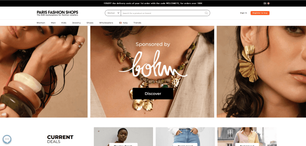 paris fashion shops is one of the european dropshipping suppliers