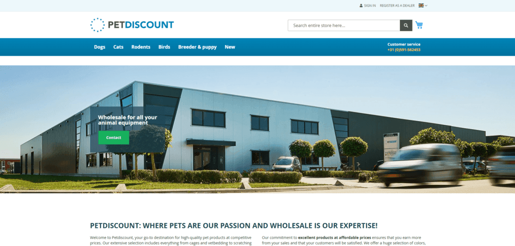 petdiscount is one of the european dropshipping suppliers