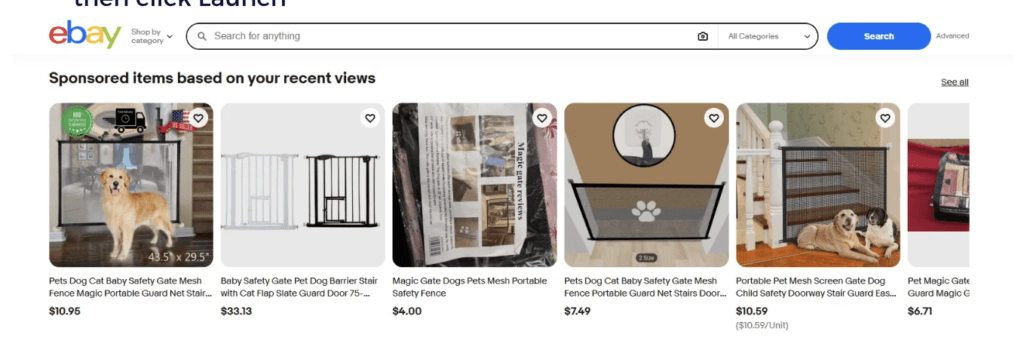 promoted items on ebay