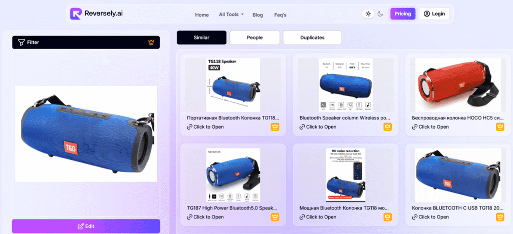 reverse image reversely ai