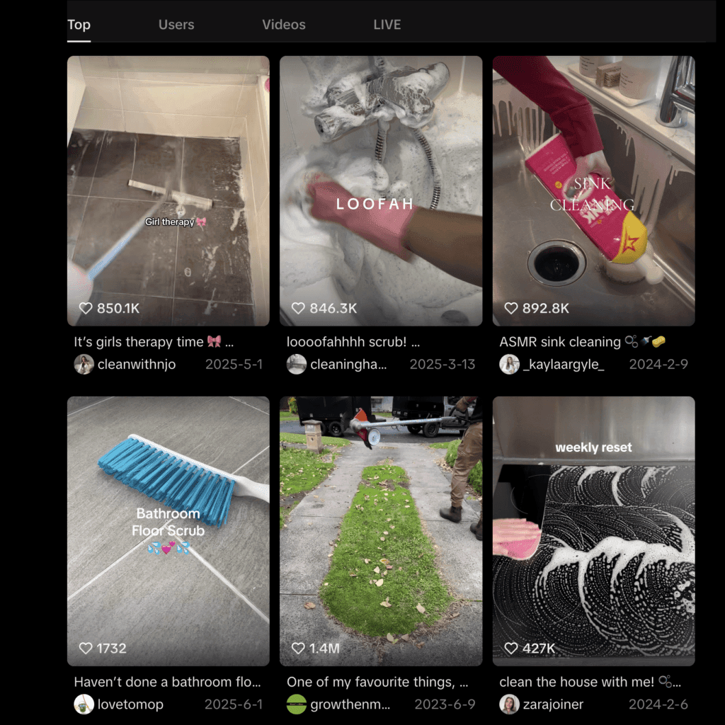 select your tiktok dropshipping niche and start in the tiktok creative center showing products
