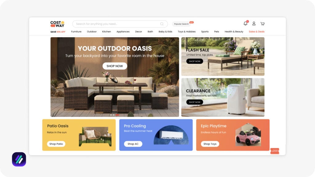 shopify dropshipping suppliers Costway