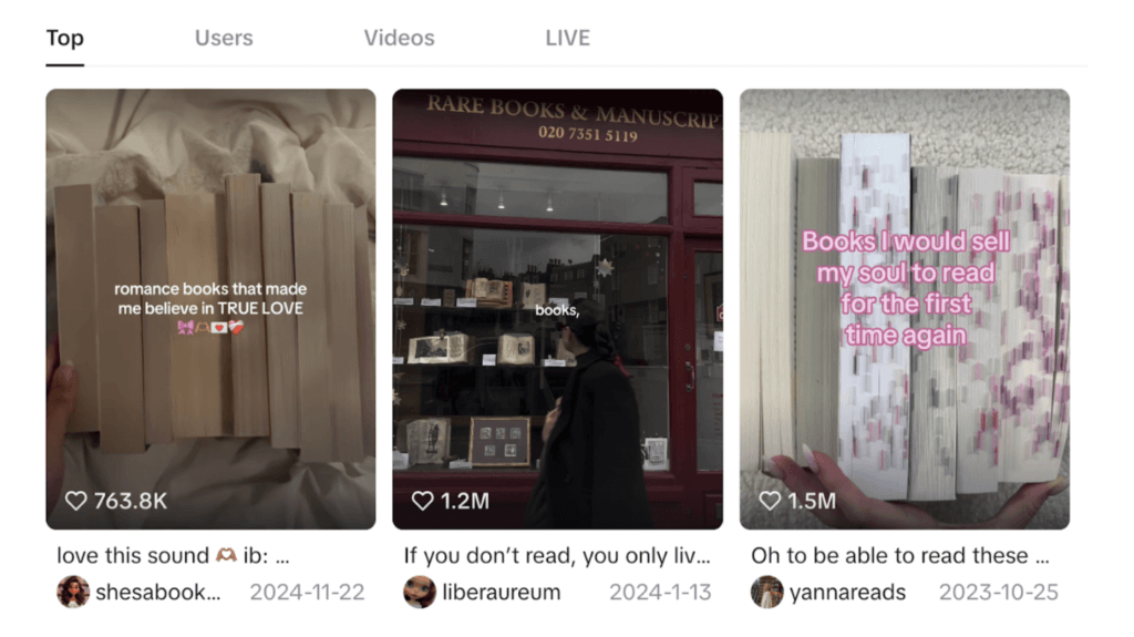 tiktok book research