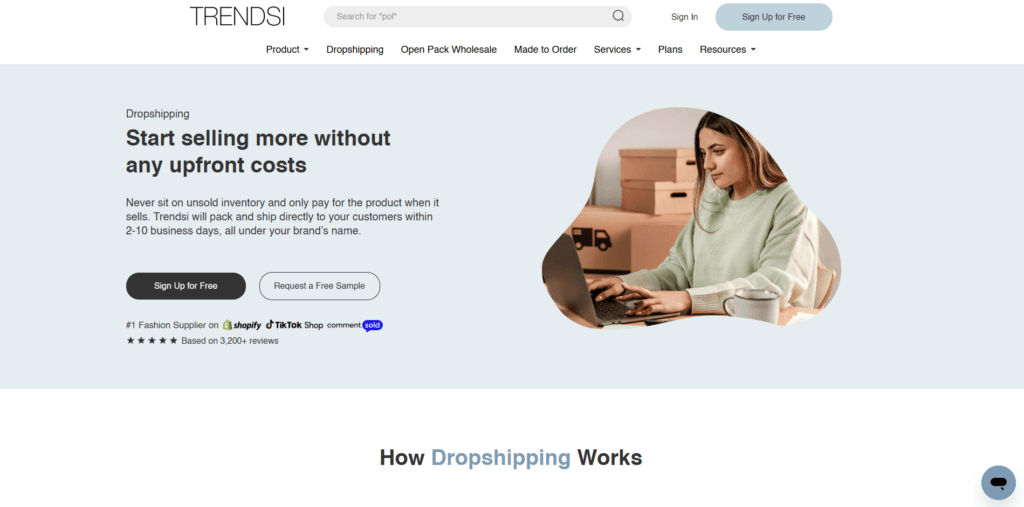 trendsi dropshipping clothing suppliers
