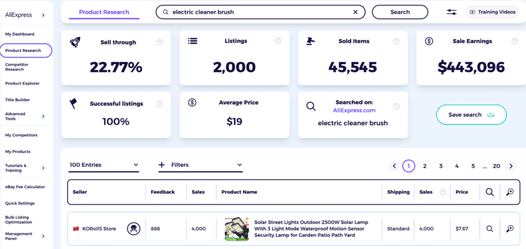 use ZIK Aliexpress product research tool to find top selling products to dropship