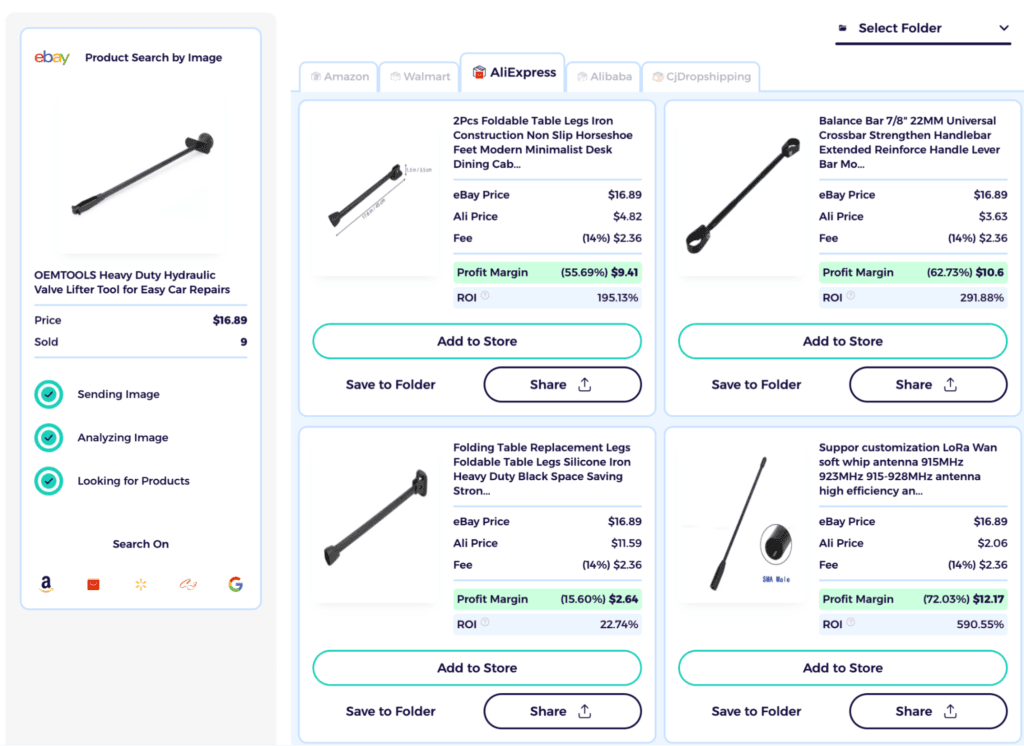zik analytics aliexpress item finder with data