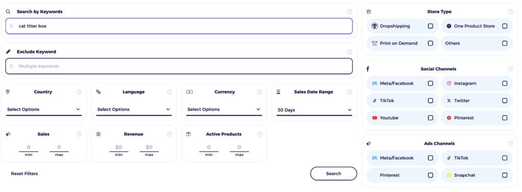 zik analytics dropshipping store finer gather data on other pet supply stores