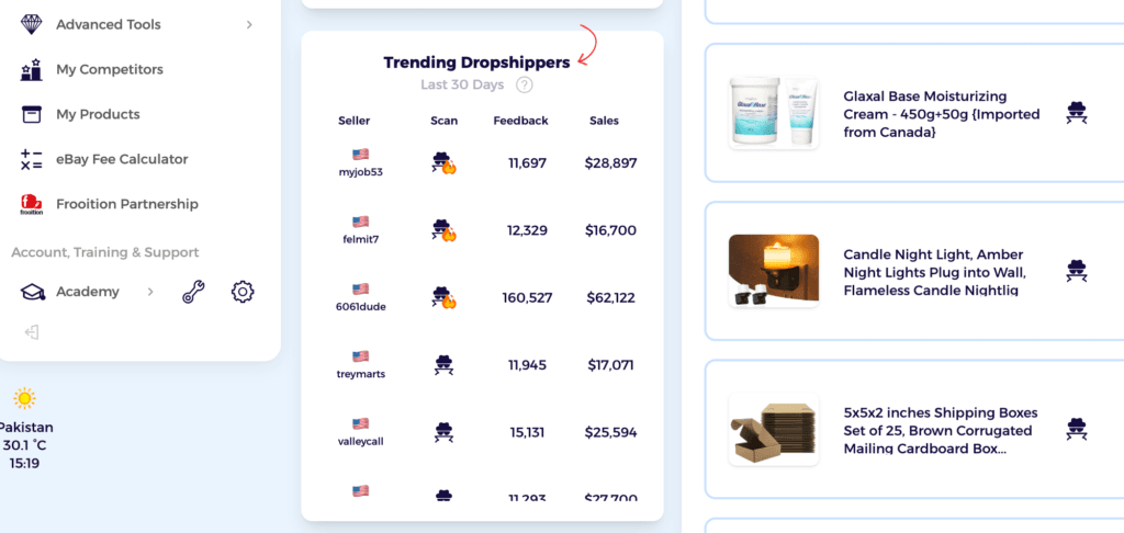 zik analytics how to find trending ebay dropshipper