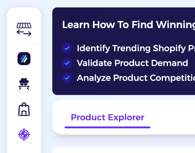 zik analytics shopify product explorer menu