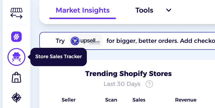 zik analytics shopify sales tracker UI