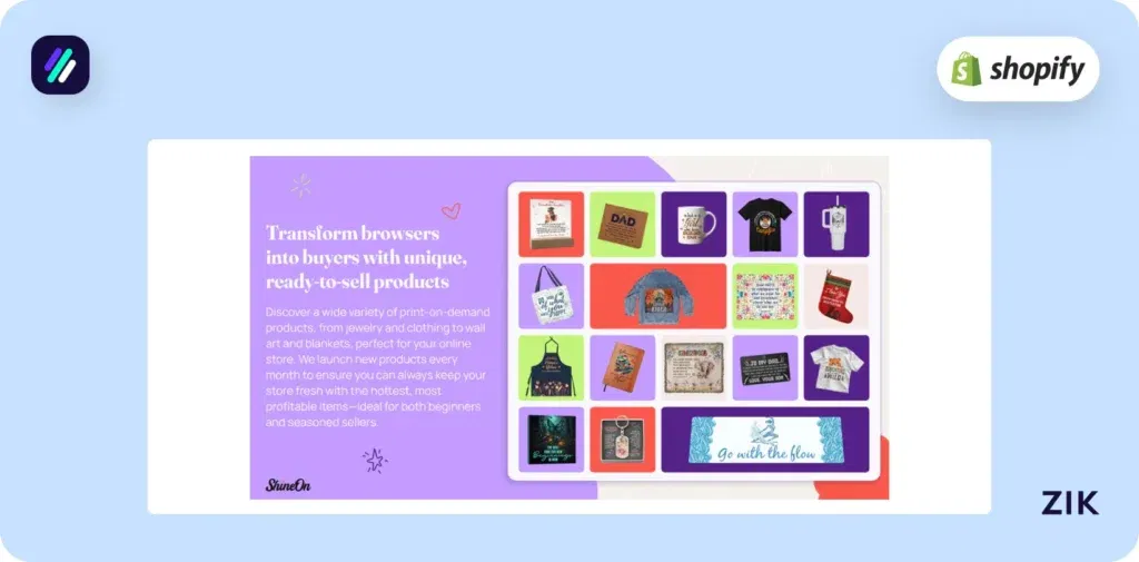 Print on Demand Apps ShineOn