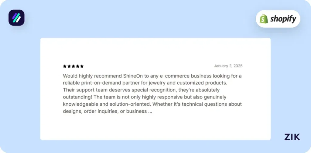Print on Demand Apps ShineOn reviews