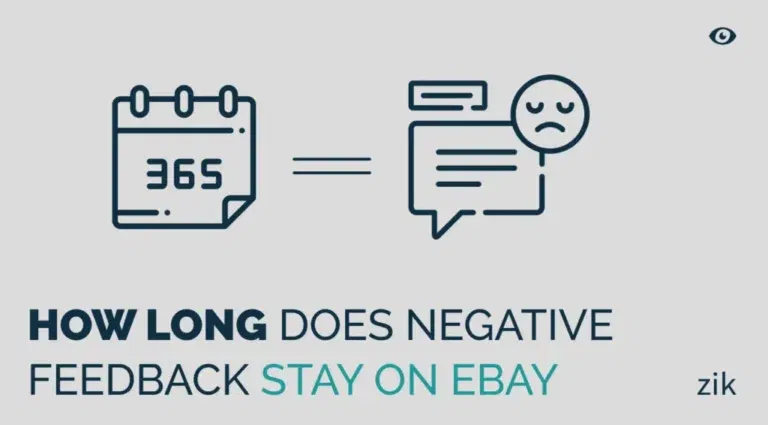 how long does negative feedback stay on ebay