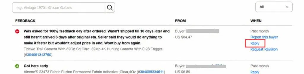 How to reply to negative feedback