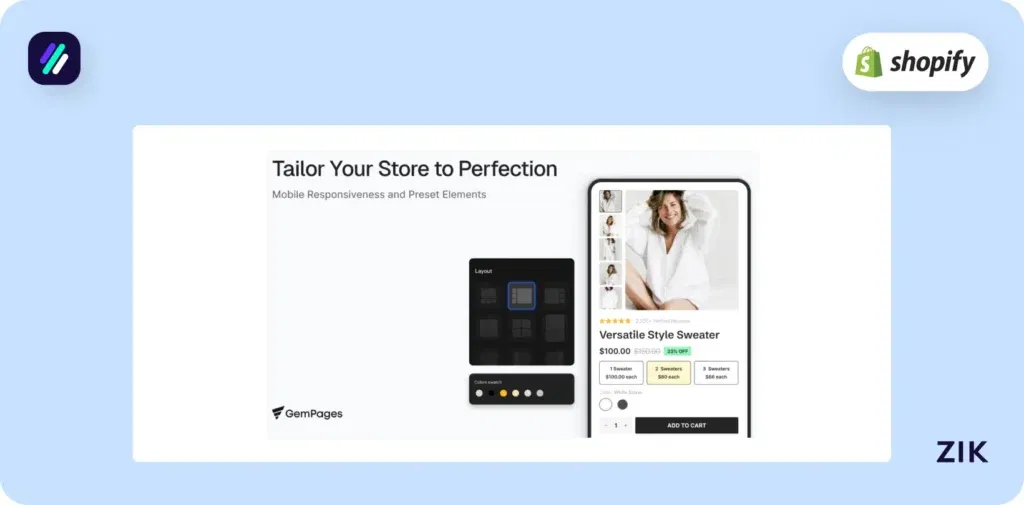 Shopify Page Builder Apps GemPages