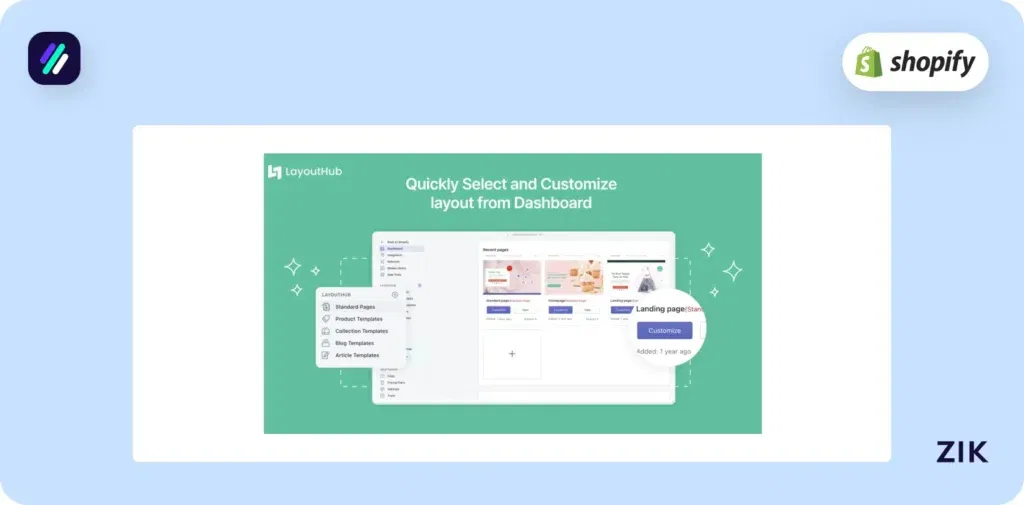 Shopify Page Builder Apps LayoutHub
