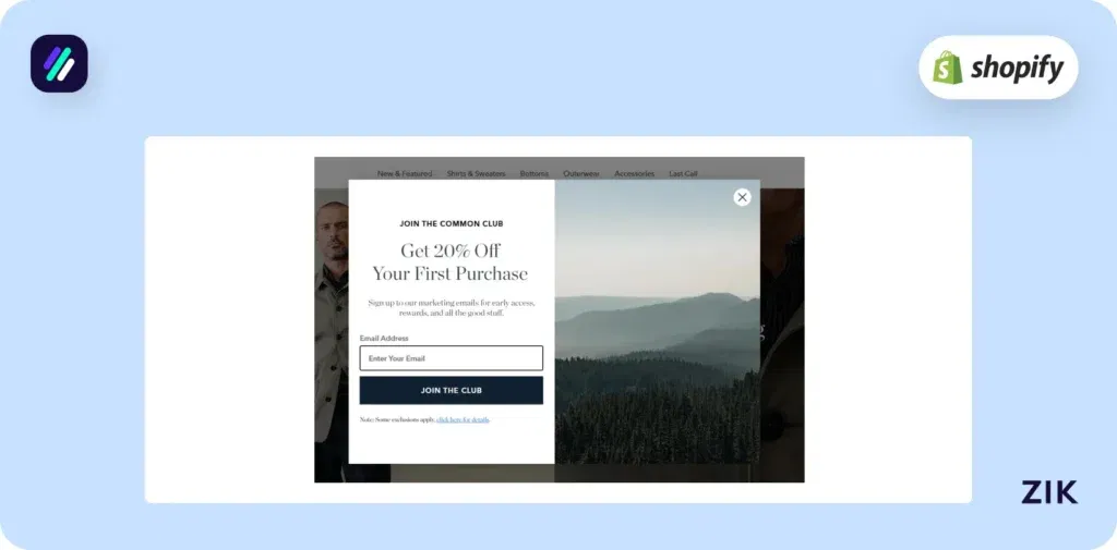 What is a Shopify Pop Up App