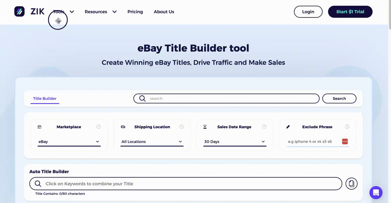 ZIK Title Builder for eBay