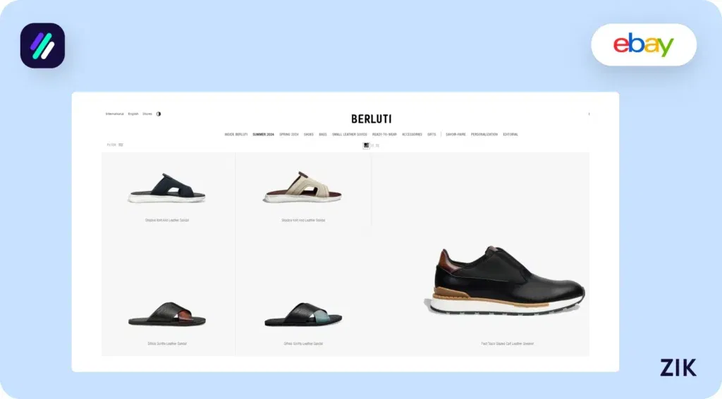 berluti luxury dropshipping