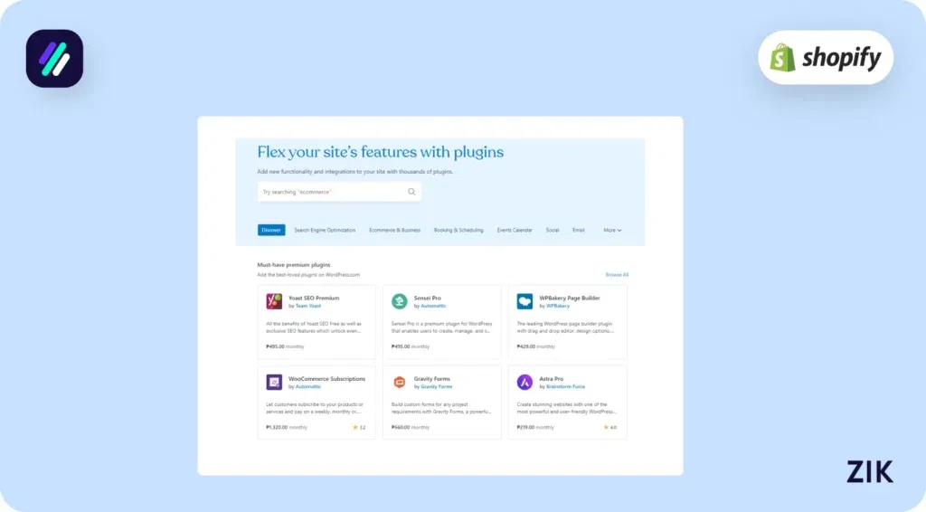 comprehensive suite of WordPress plugins
