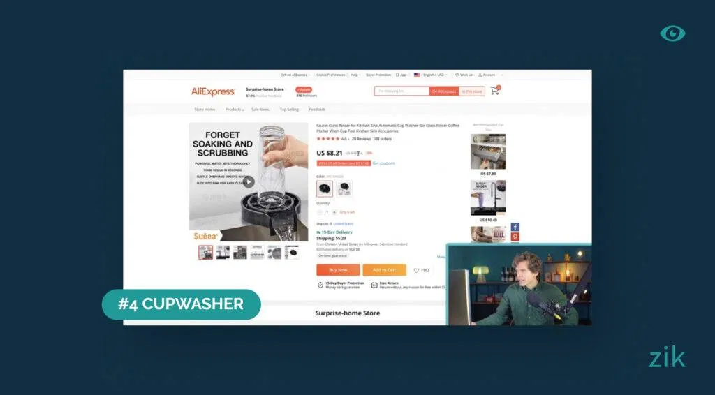 cupwasher tiktok dropshipping product