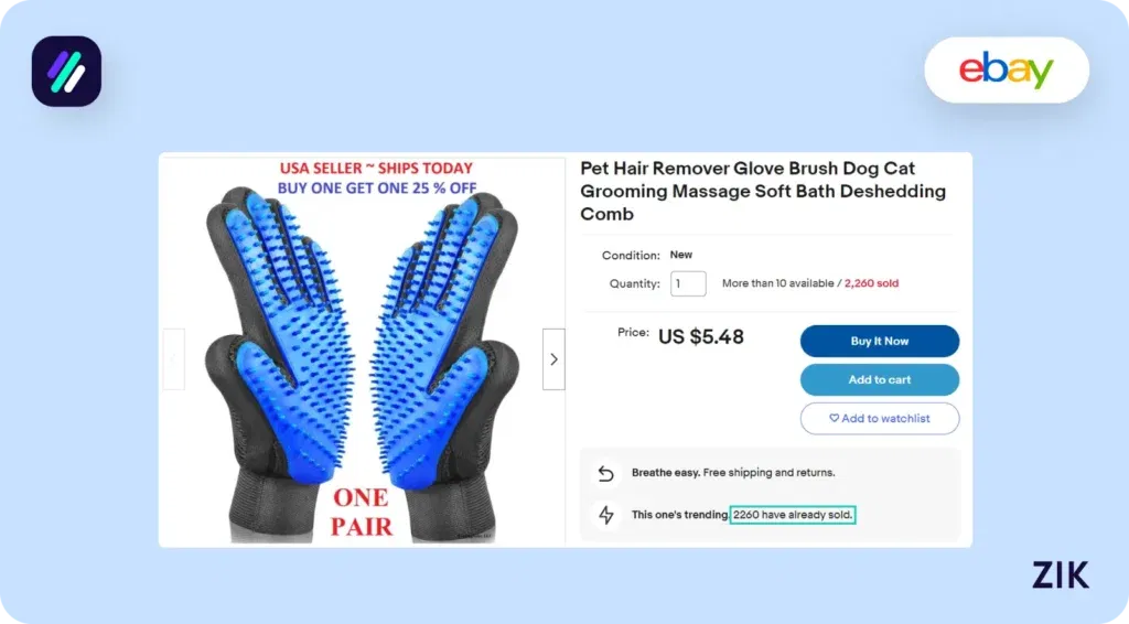 pet glove product sample ebay