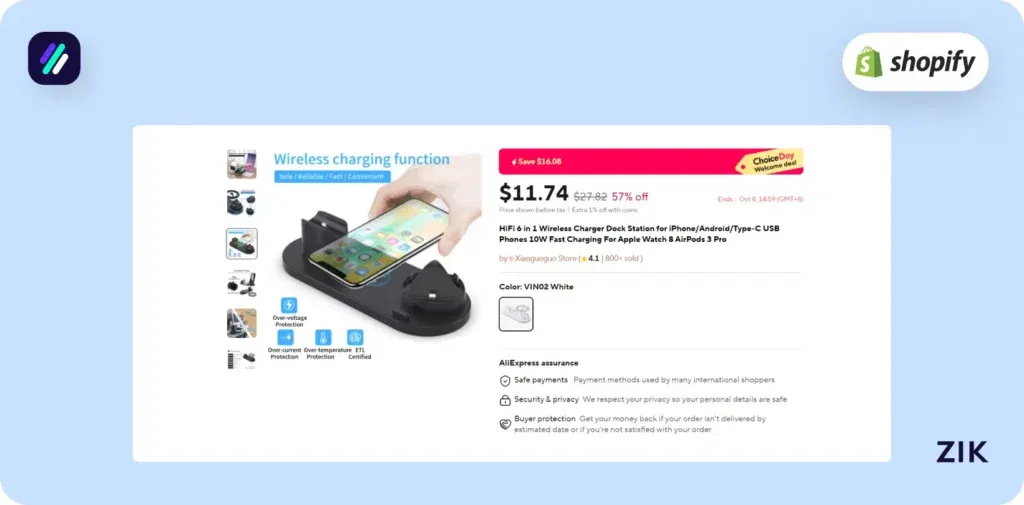 wireless stand ali express