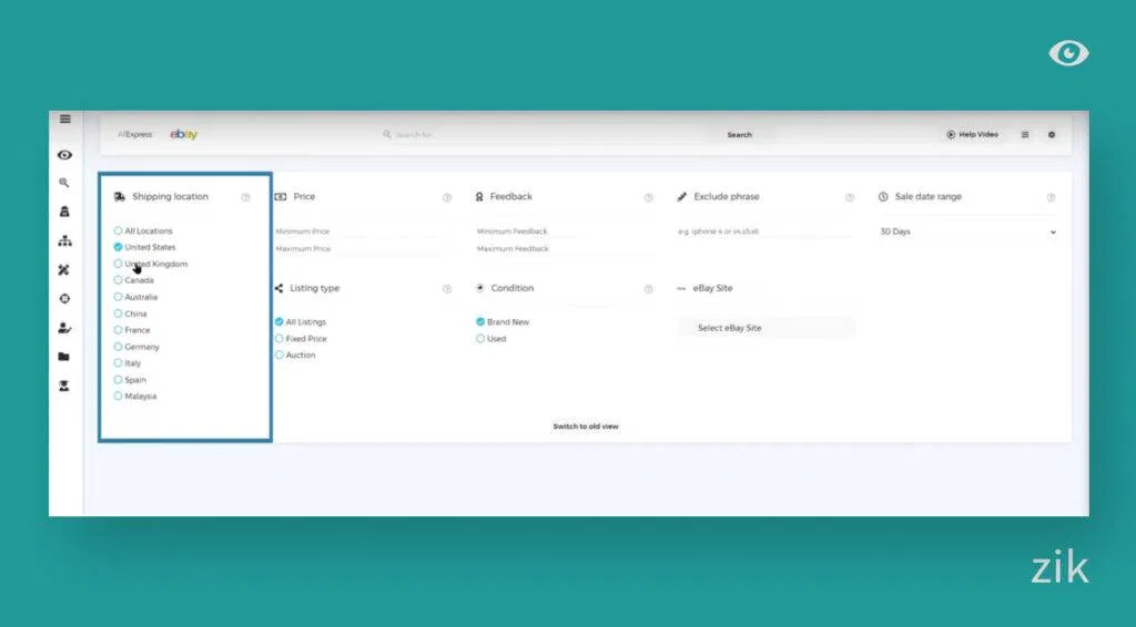 Choosing your location