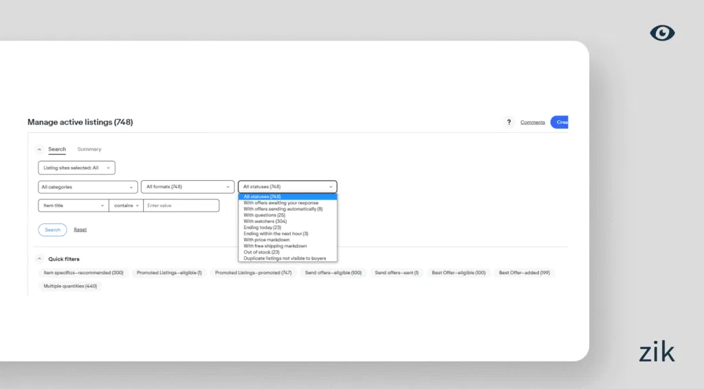 Find Your Active Listings