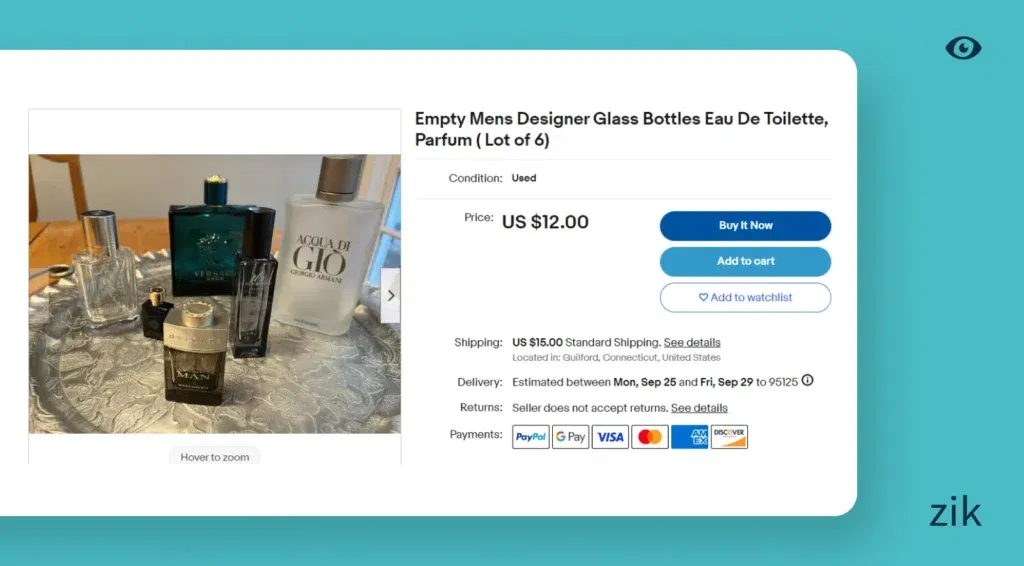 Empty Perfume Bottles