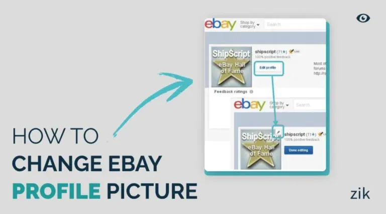 change ebay profile picture