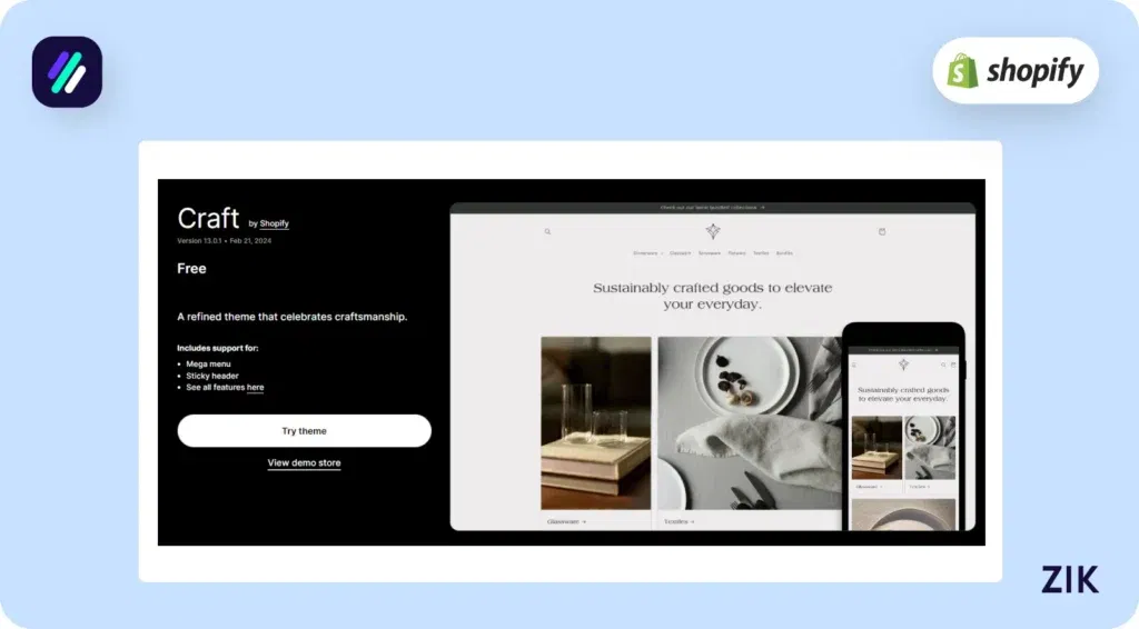 Choose a Shopify Theme