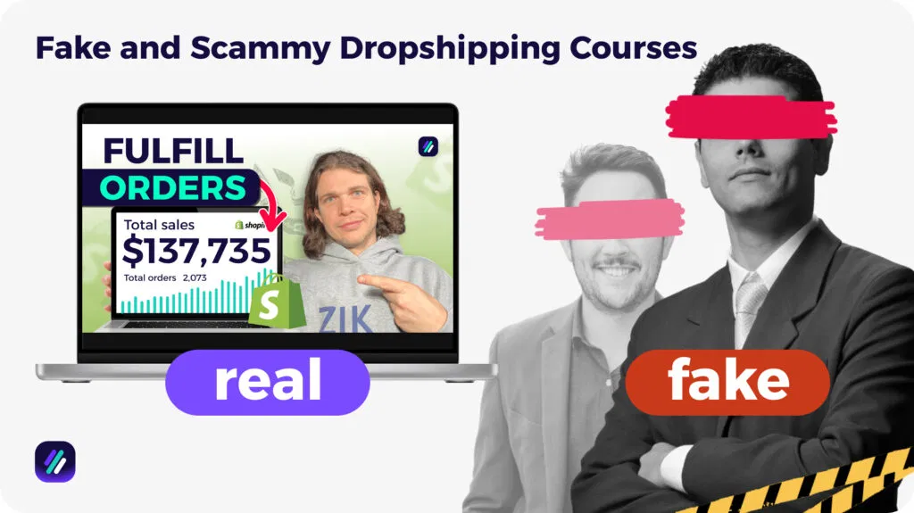 Fake and Scammy Dropshipping Courses