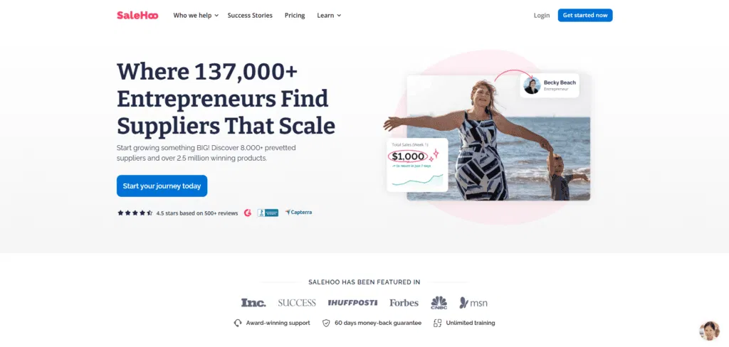 Salehoo is one of the best australian dropshipping suppliers