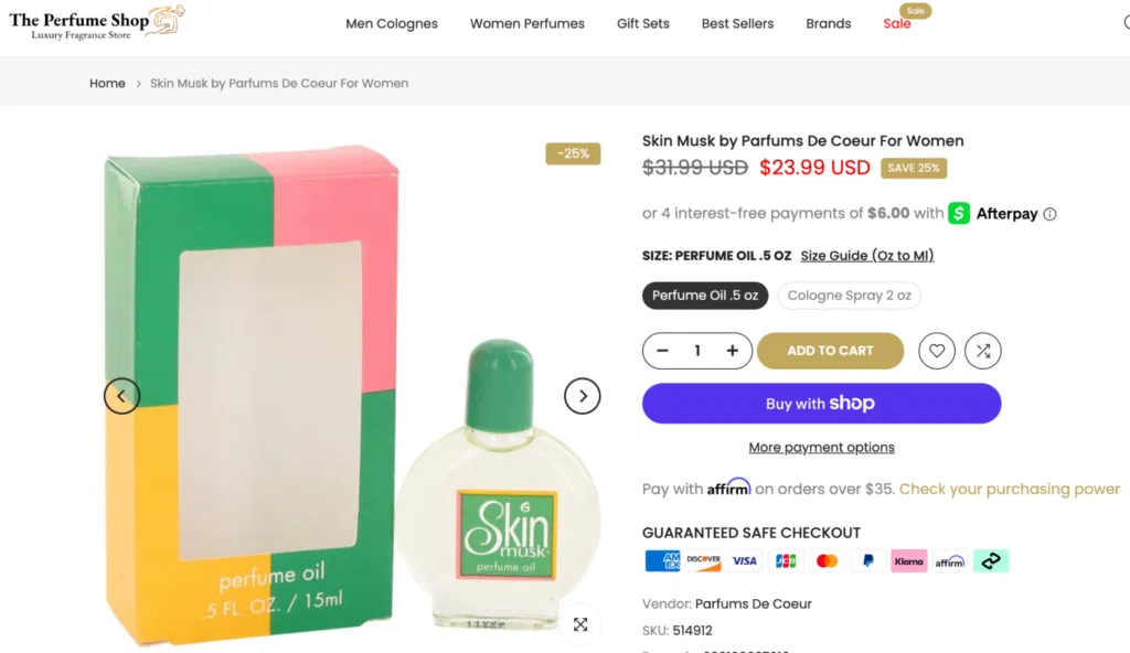 Skin scents_ clean musks _ creamy musks