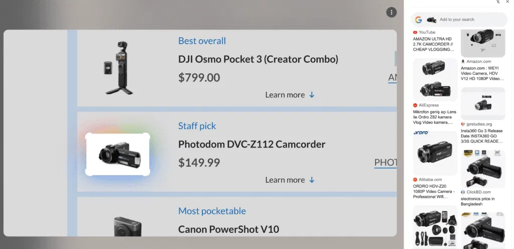 search aliexpress by image using google lens mobile app