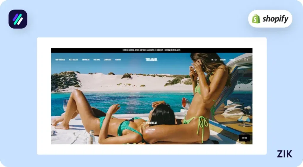 add a brand video or existing promos to your online business