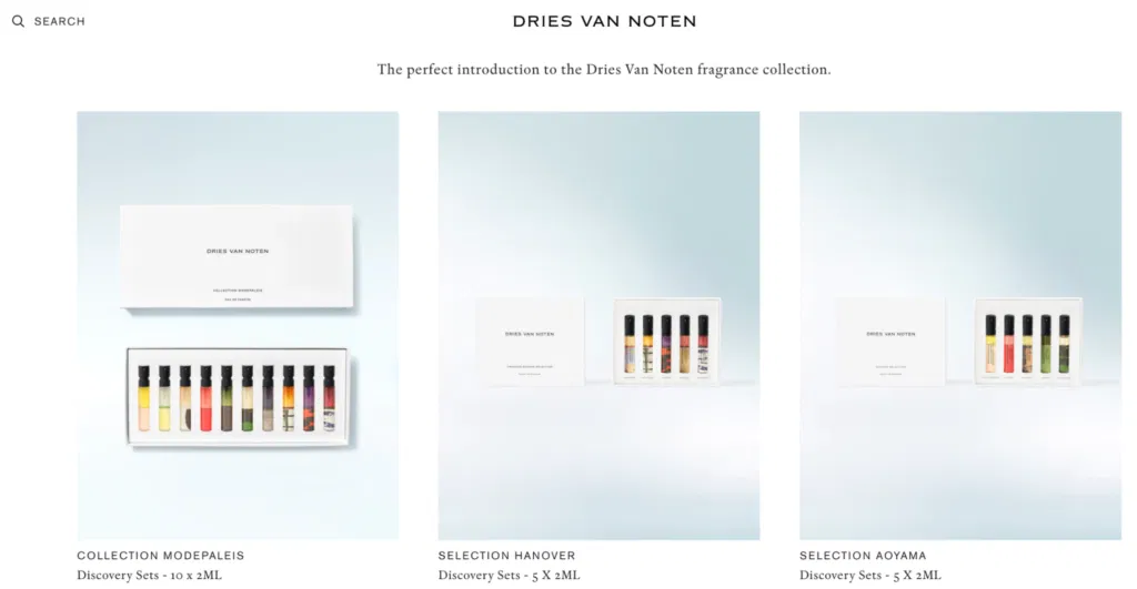 best perfume dropshipping niches discovery sets