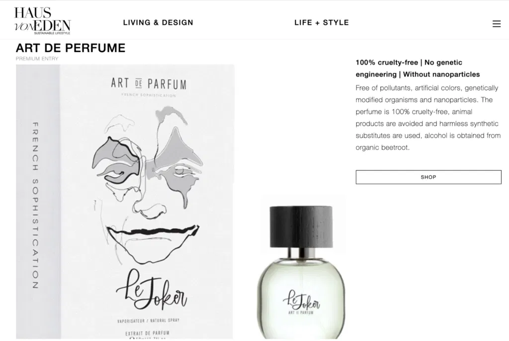 best perfume dropshipping niches vegan and cruelty-free