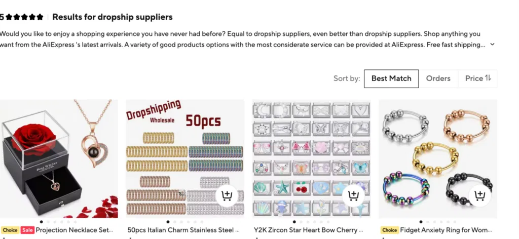 check online marketplaes and their online directories that allows dropshipping as them for suppliers