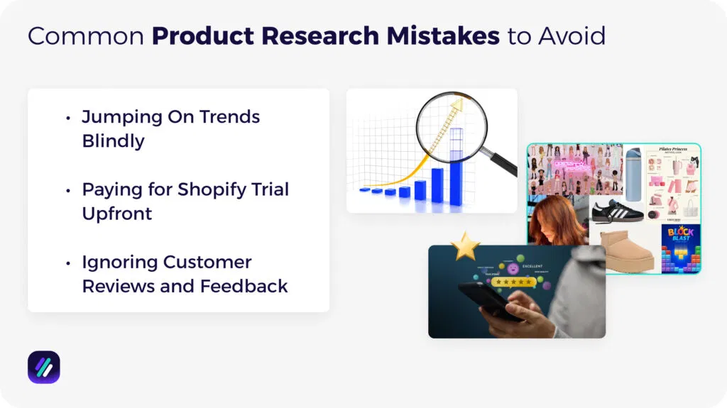 common product research mistakes to avoid