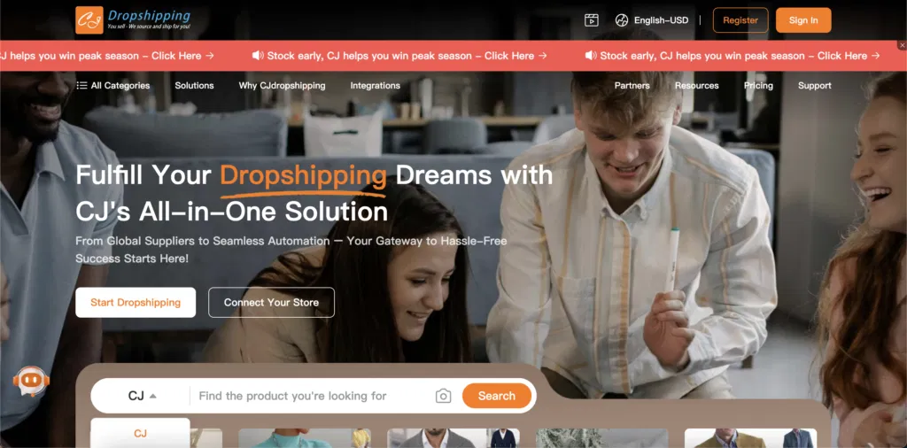 dropshipping suppliers cjdropshipping
