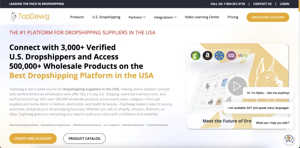 dropshipping suppliers todawg