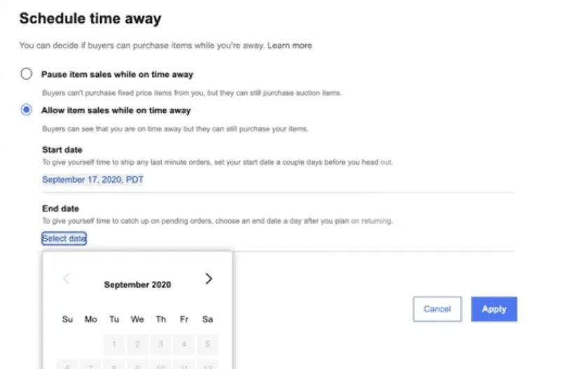 ebay sales down how to fix schedule a sale