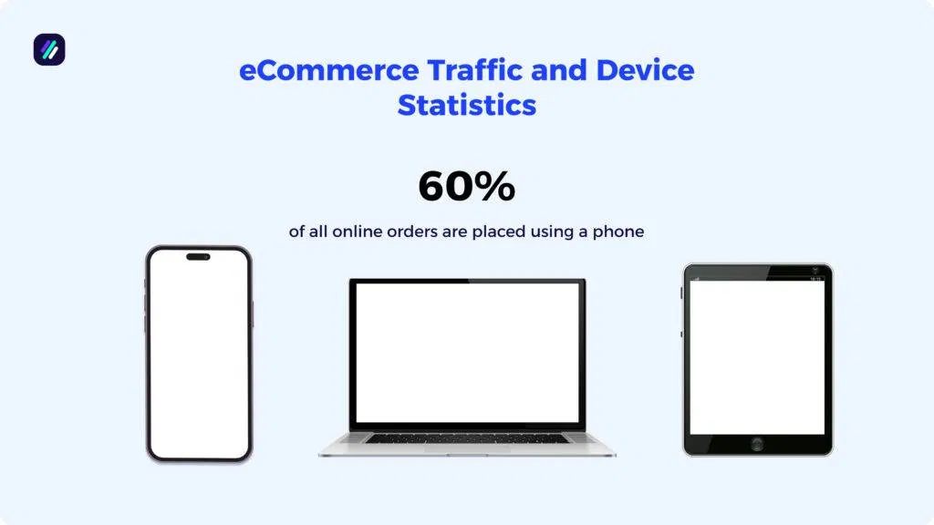 ecommerce statistics by traffic and device