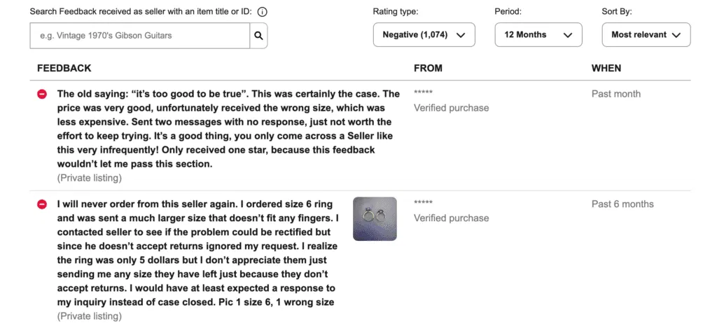 how to find items to sell on ebay competitor reviews