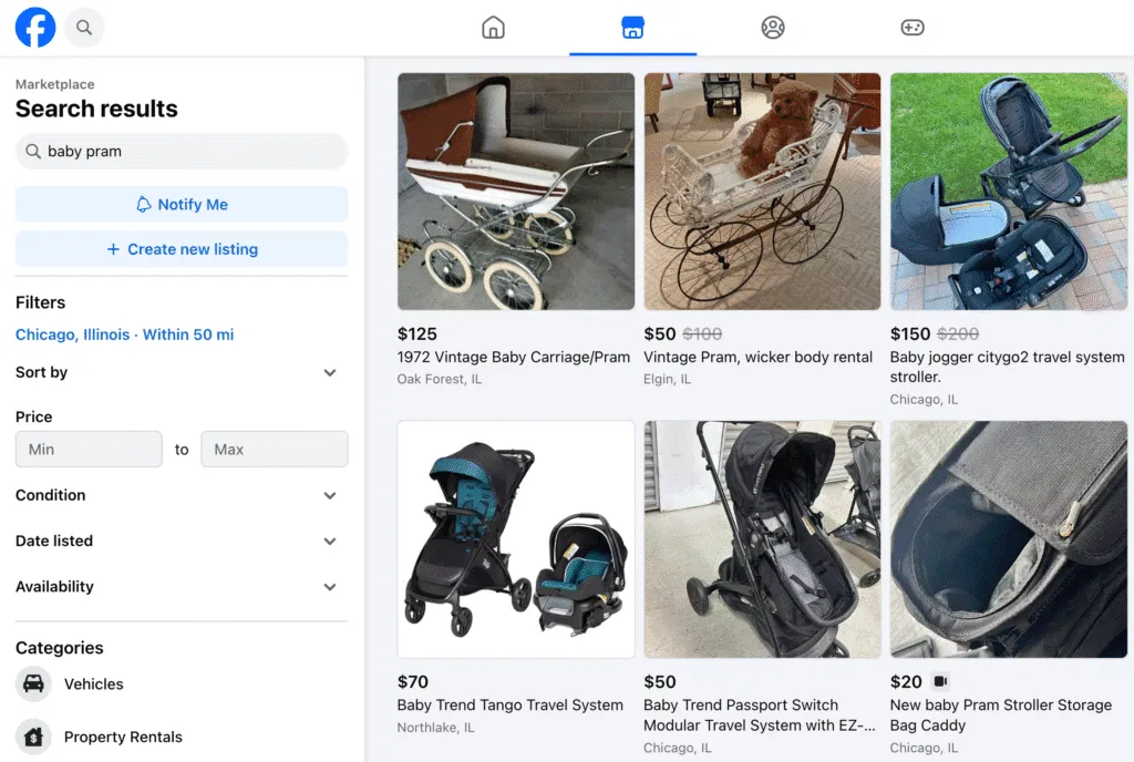how to find items to sell on ebay facebook marketplace
