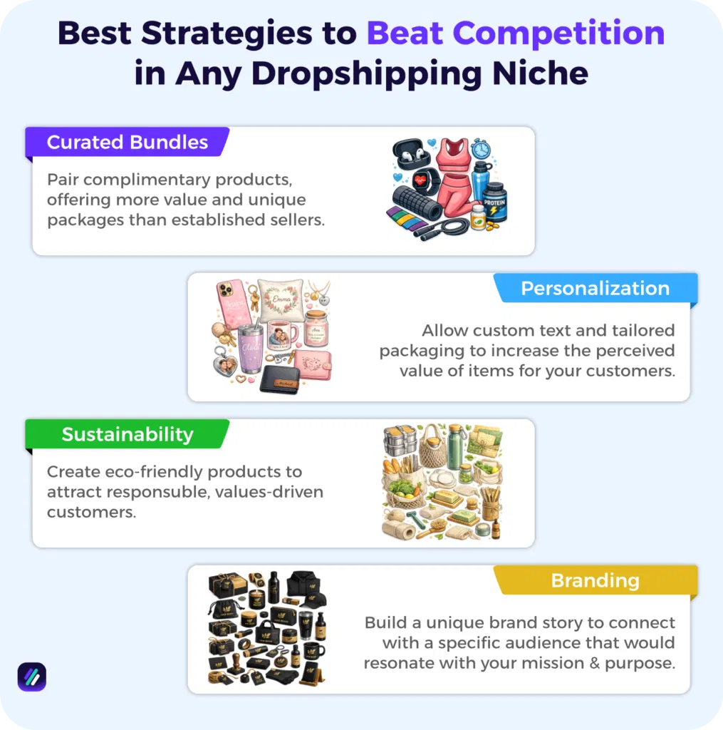 improving dropshipping product offering in competitive niches