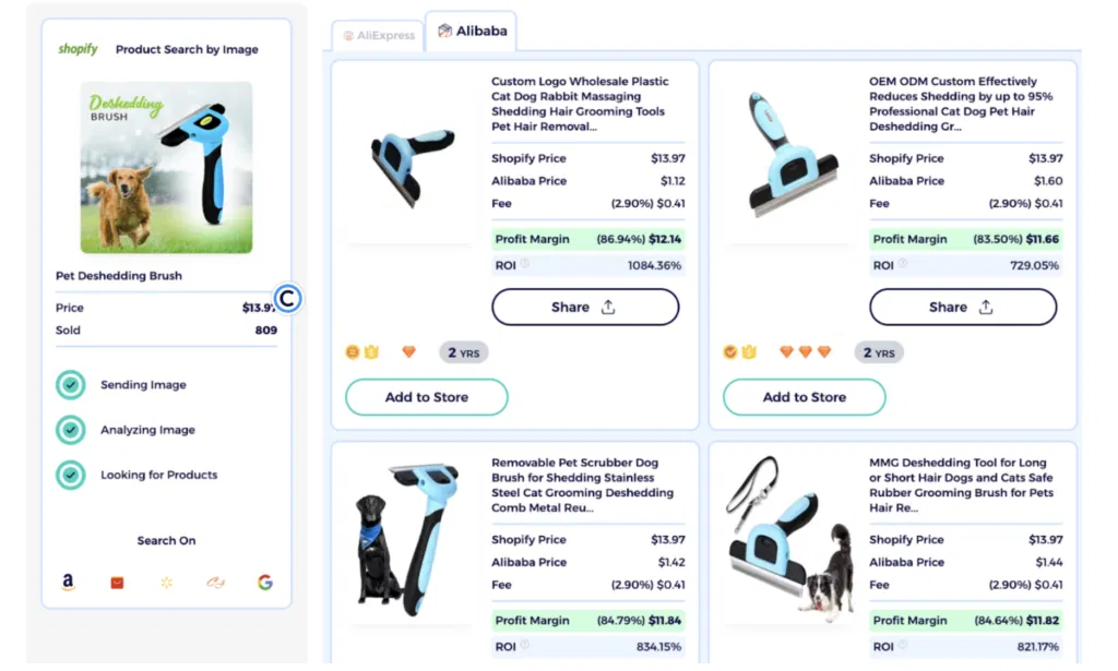 look for suppliers that have low prices when doing dropshipping niche research