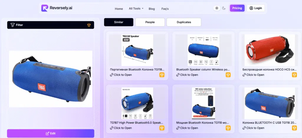 reverse image reversely ai